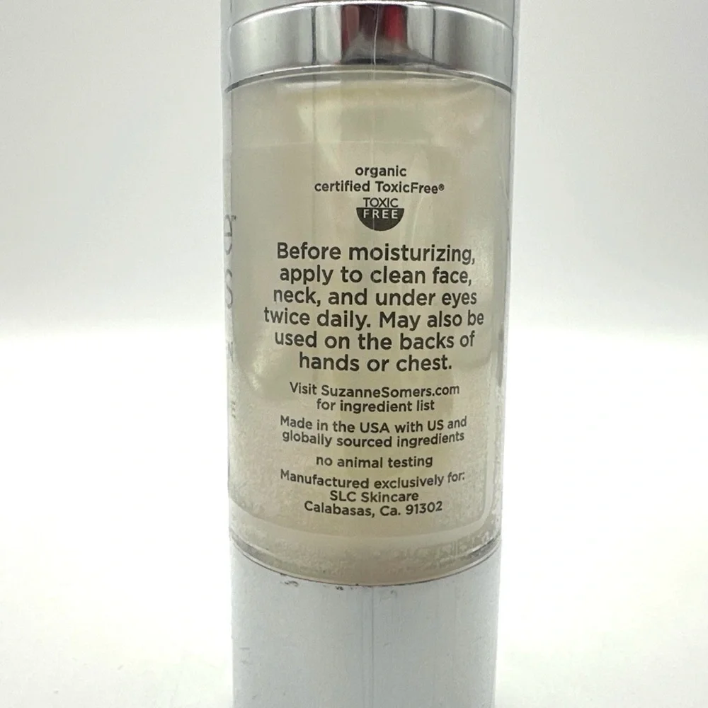 NEW Suzanne Somers Organics Liquid Oxygen Therapy Facial Serum 1 Fl oz 30 ml